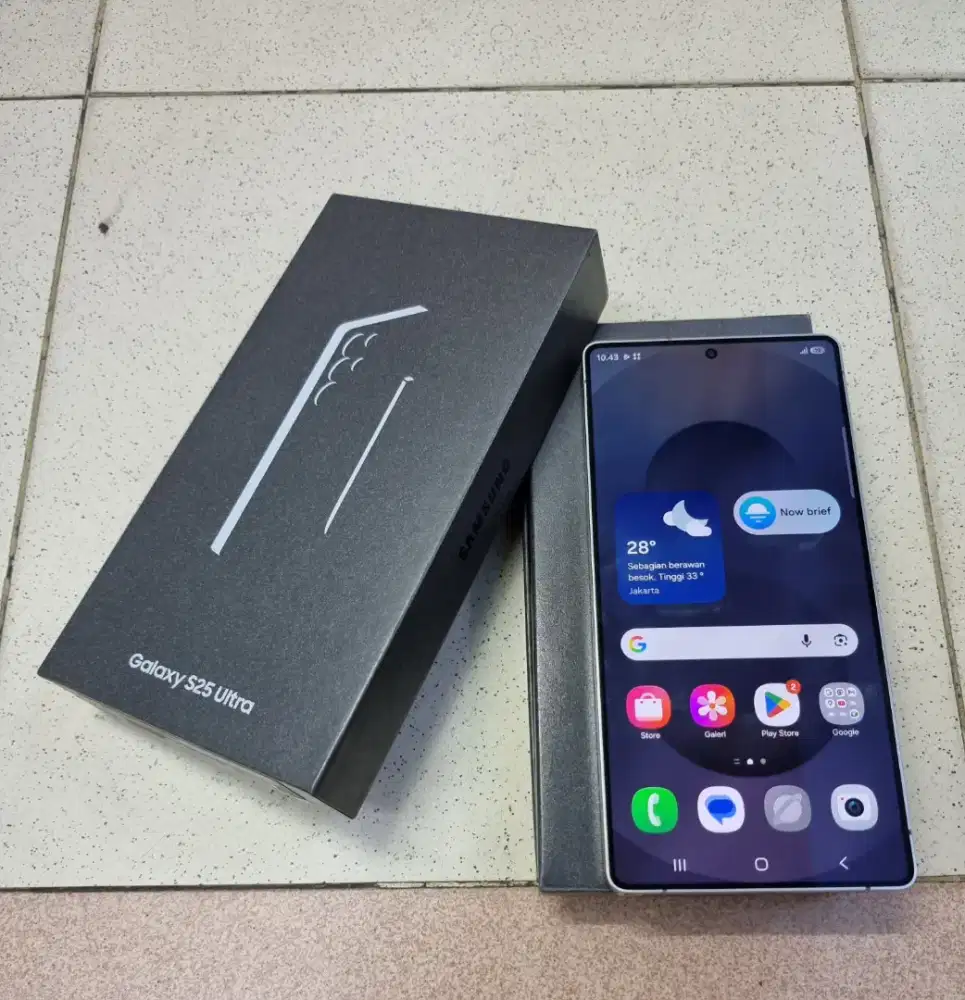 Samsung s25 ultra 5G 12/256 ex resmi blue mulus fullset ori
