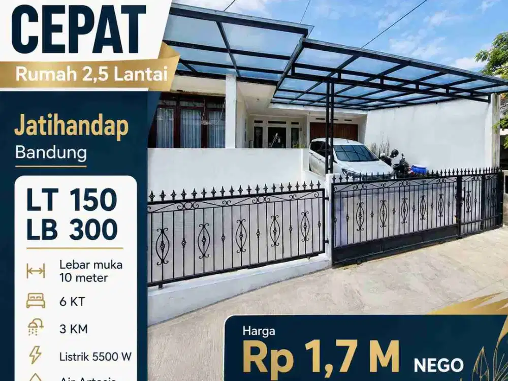 Rumah luas di Jatihandap, Bandung