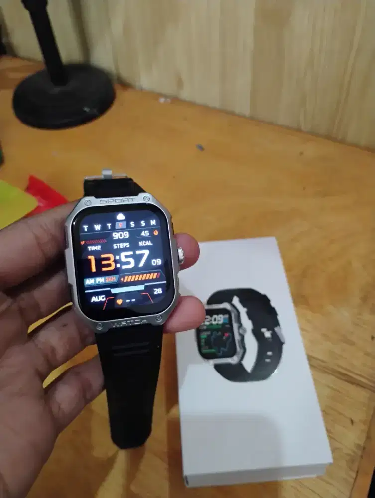 Jam Smartwatch Morein S2 GPS Fullset Bonus Strap