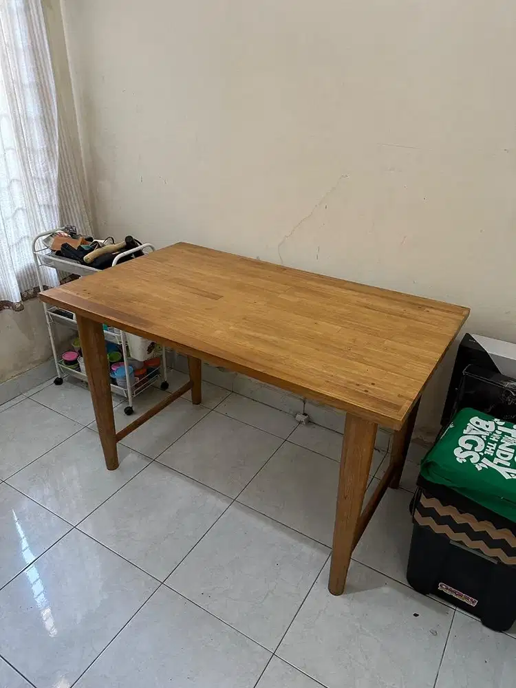 Meja kayu / meja kerja / meja makan 120x70cm