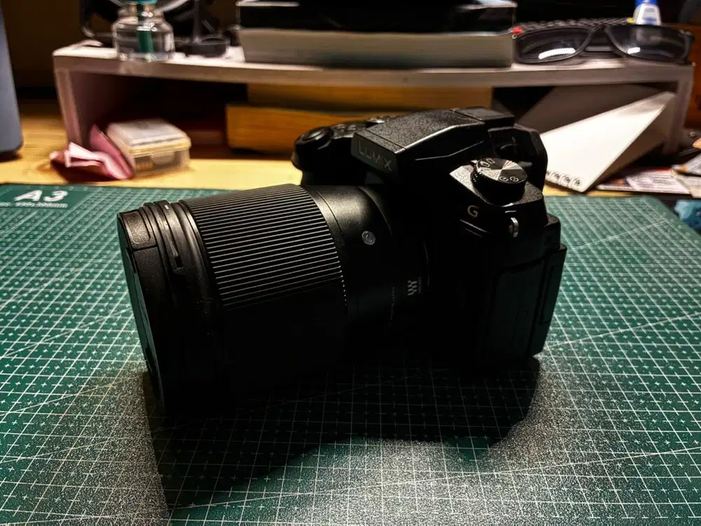 Panasonic Lumix G85 + 3 Lensan + 3 Batterai