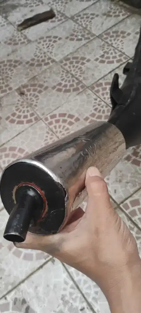 Knalpot satria hiu ori copotan