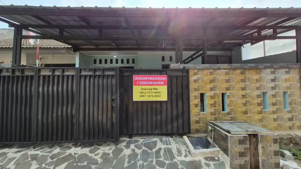 Rumah permata pamulang dikontrakkan/disewakan tahunan murah bisa nego