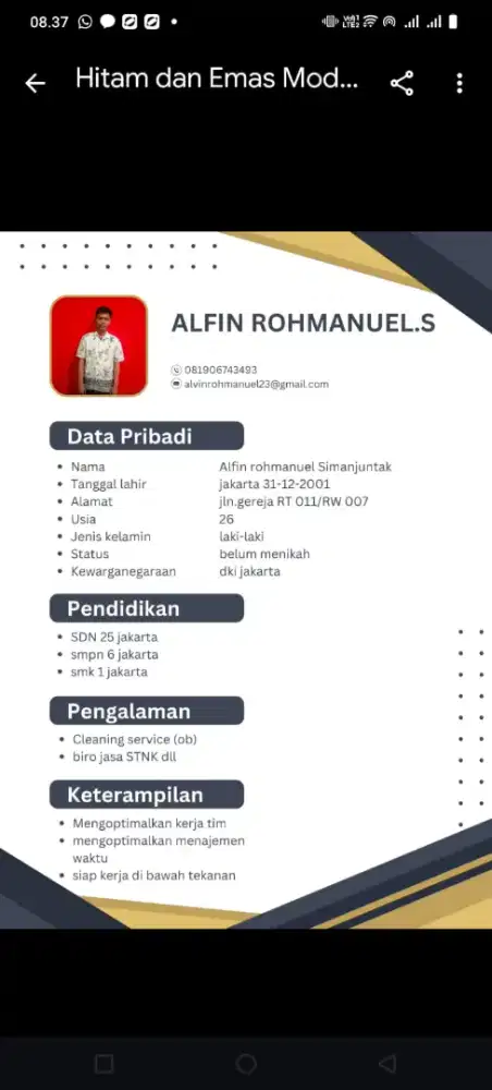Mencari pekerjaan