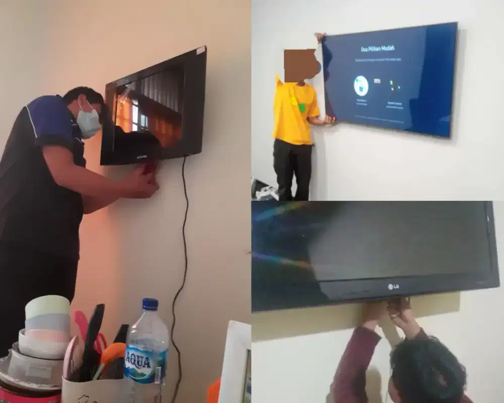Braket +pasang atau jasa pasang terima rapih breket bracket led tv