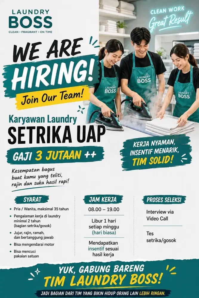 staff - Setrika Uap