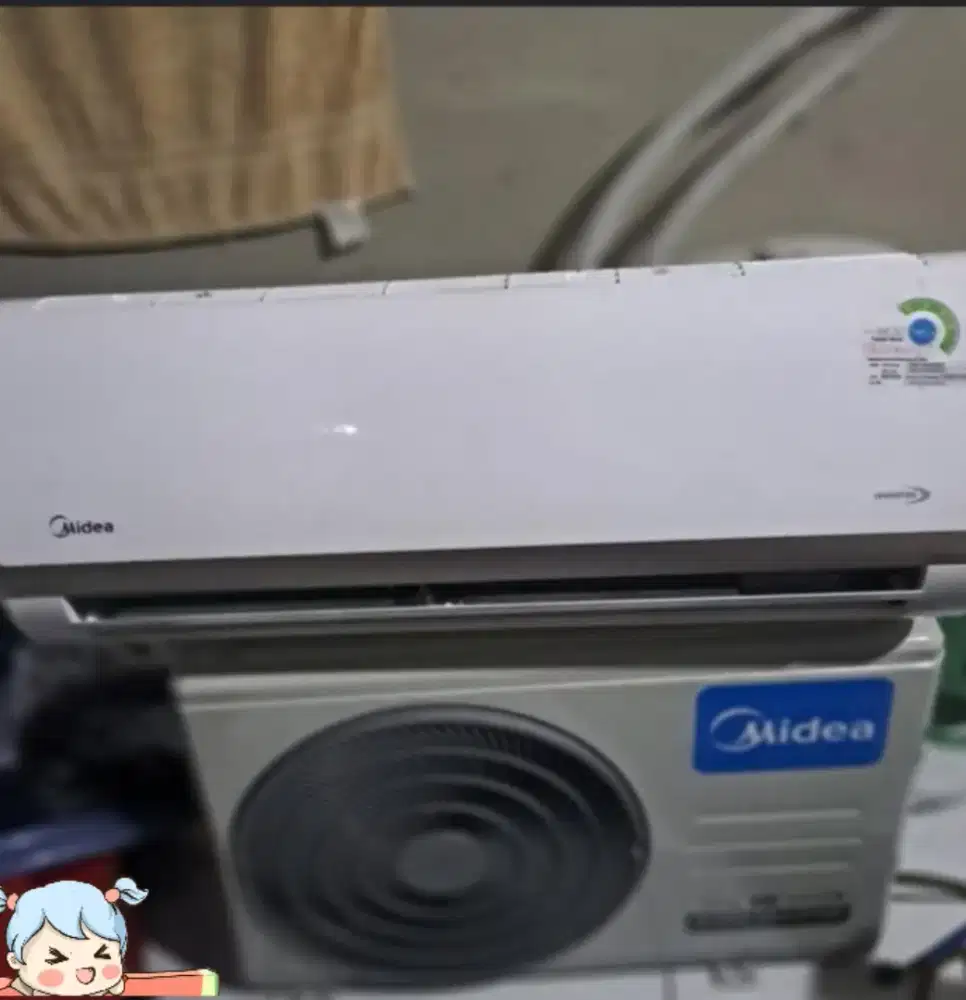 AC MIDEA 1PK bekas dan siap pasang