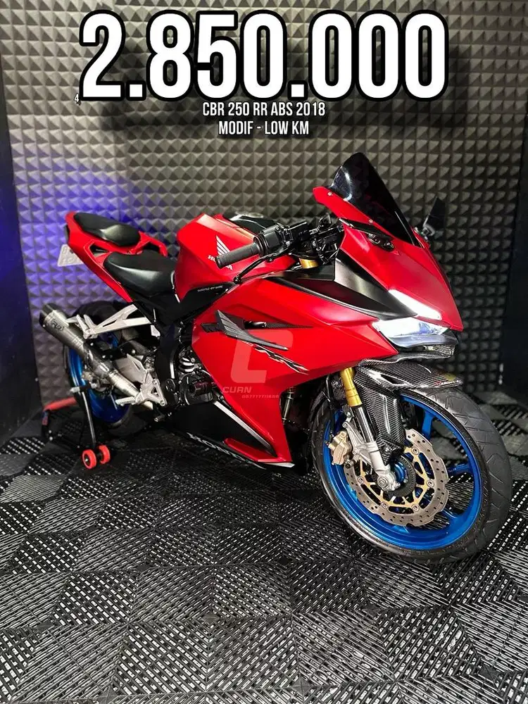 CBR 250RR OR CBR 250 RR ABS 2018 MODIF LOW KM RAWATTAN SUPERB UNIT BRO