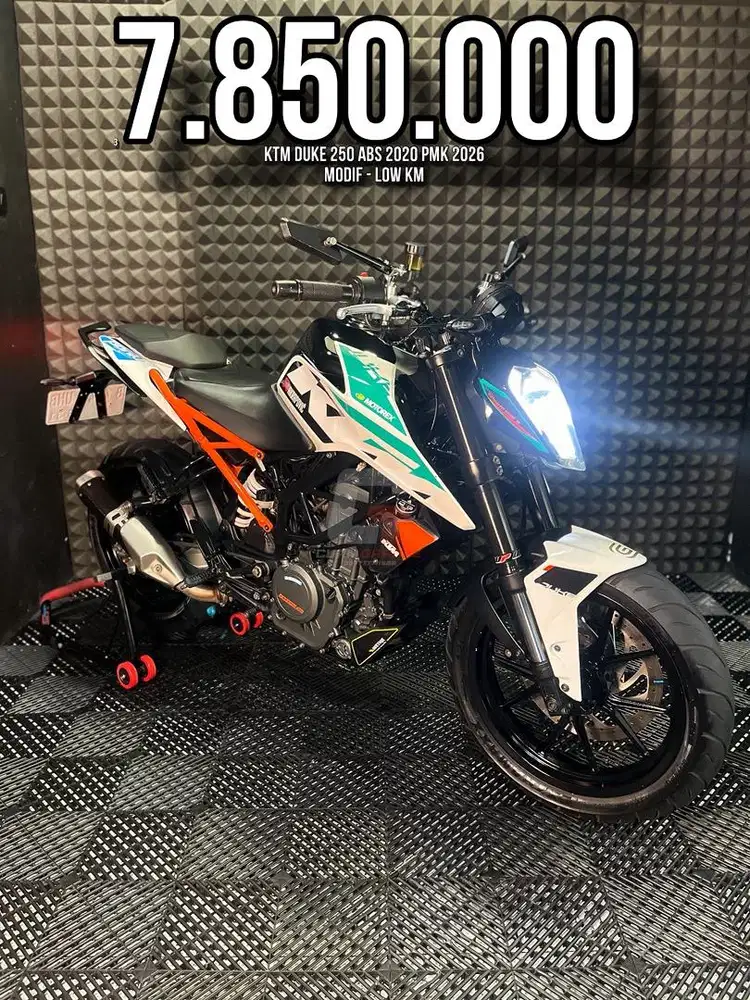 KTM DUKE 250 ABS 2020 PMK 2026 MODIF LOW KM PAJAK ON RAWATAN SUPERB