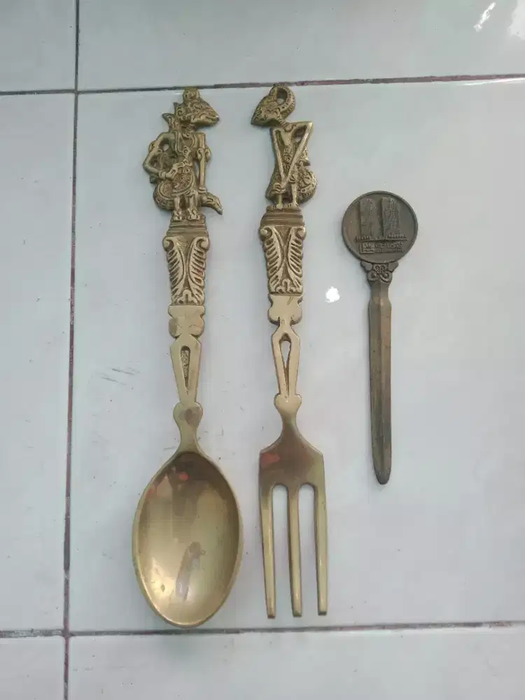 Sendok & garpu, cendramata YSH jadul, lawas