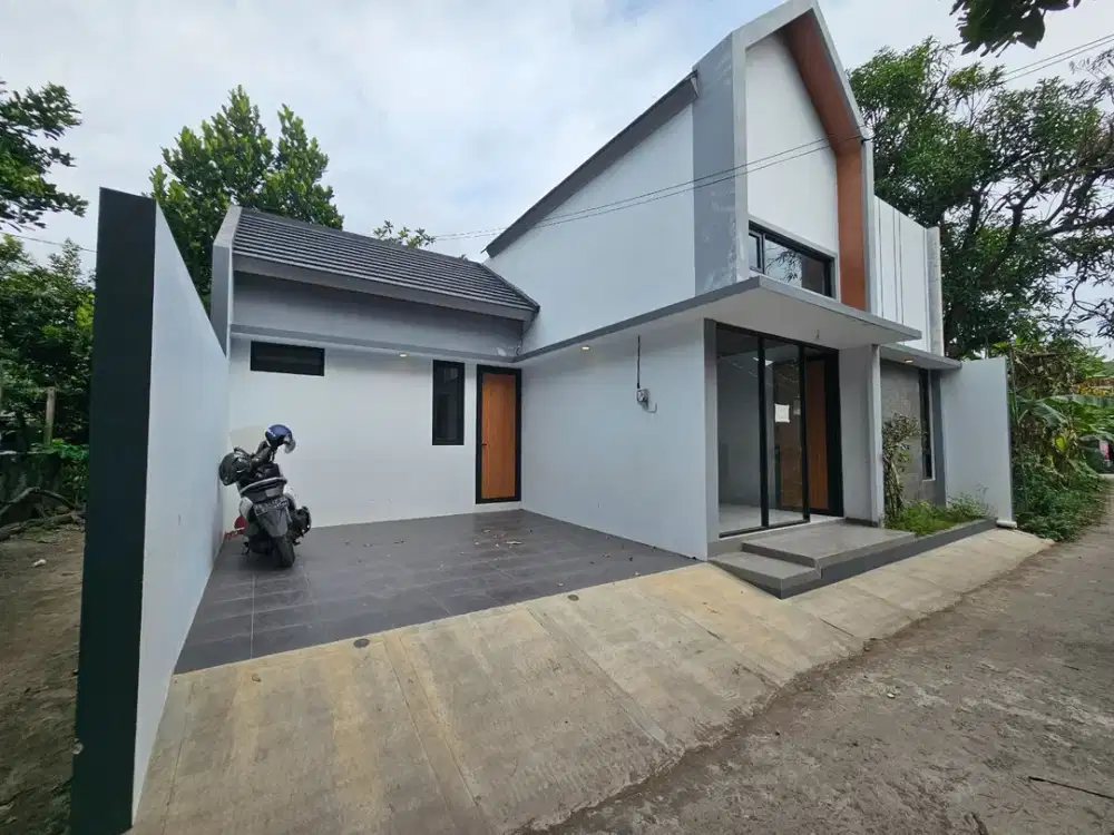 Rumah Minimalis Skandinavia Dekat Sate Klathak Jejeran Bantul