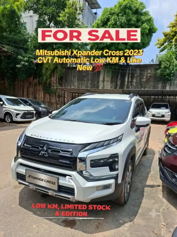 Dijual Mitsubishi Xpander Cross 2023 CVT Automatic Low KM & Mulus