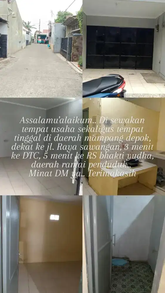 Disewakan tempat usaha