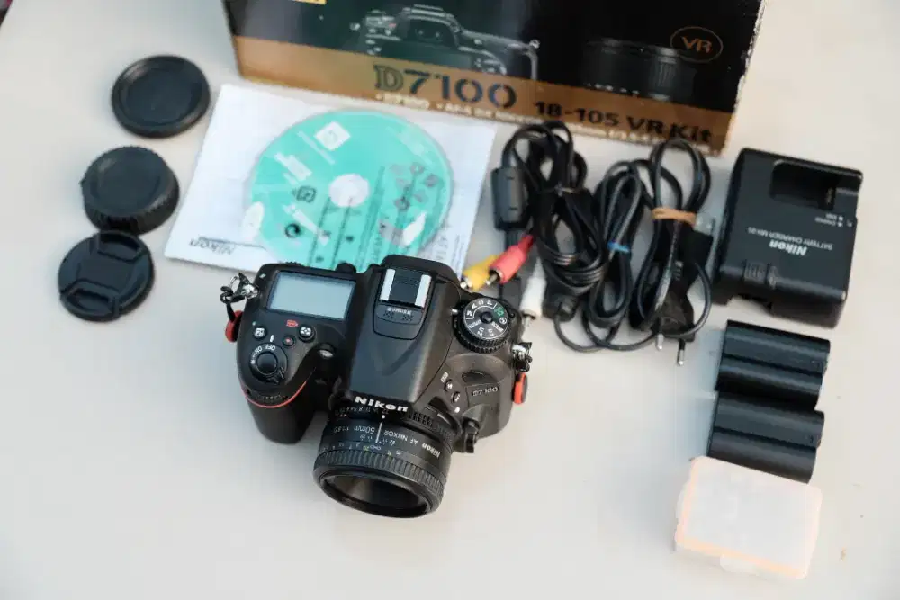 Nikon D7100 Lensa Fix 50MM