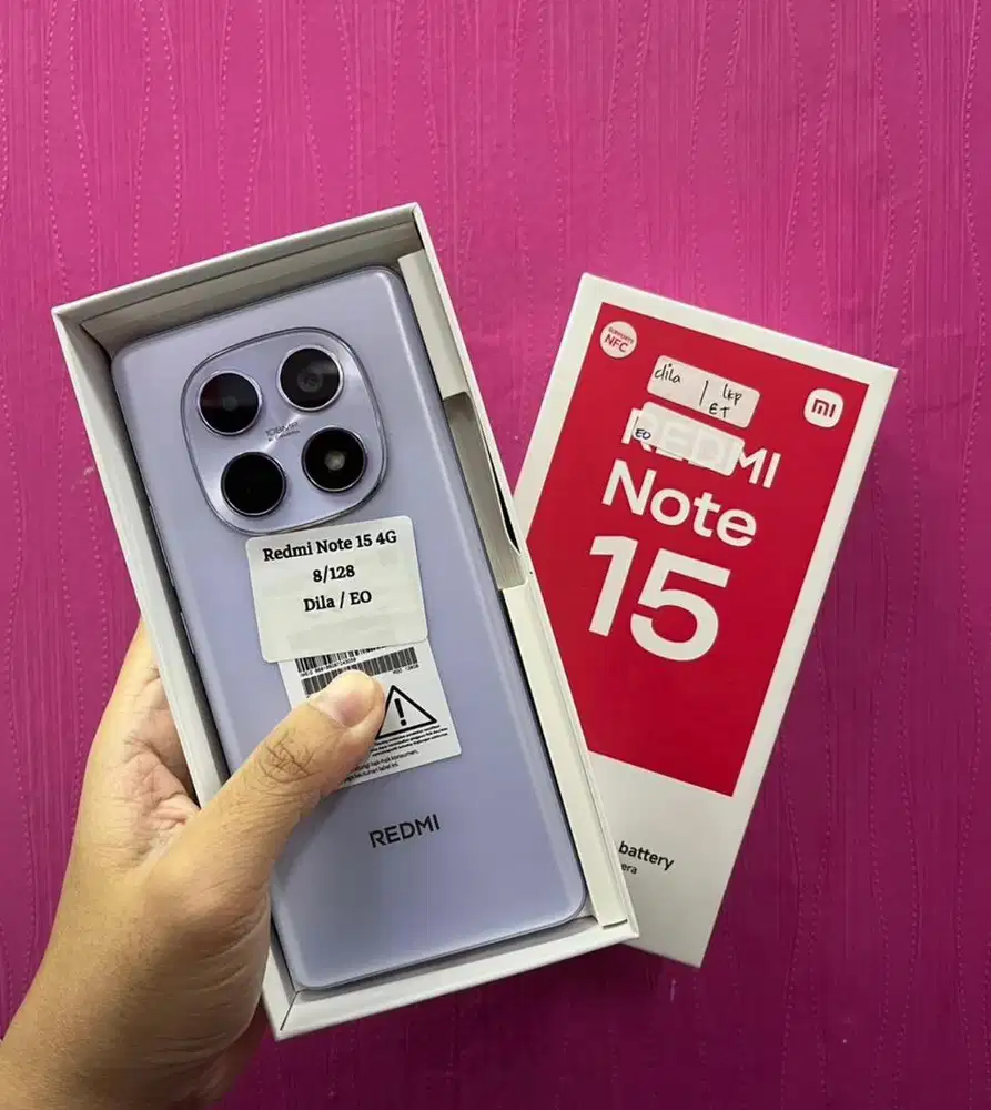 XIAOMI REDMI NOTE 15 4G, 8/128GB, PURPLE