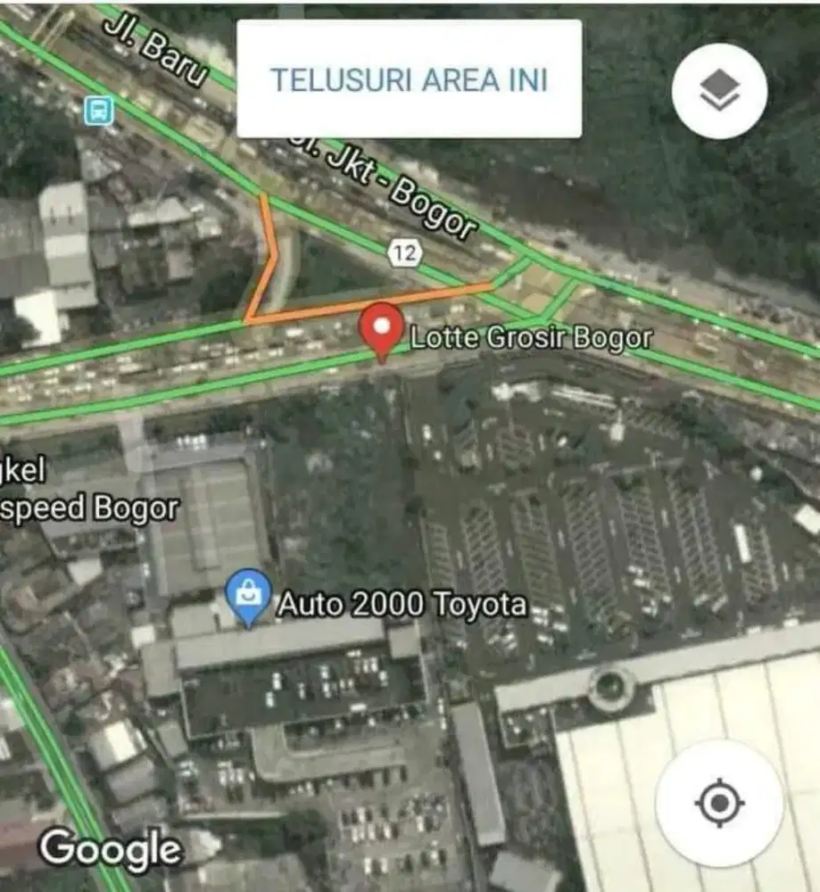 Tanah Strategis area komersial Bogor