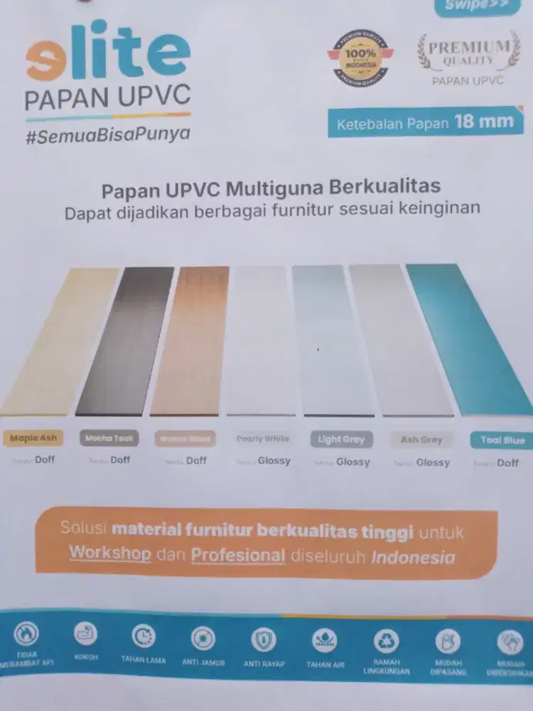 Papan upvc murah
