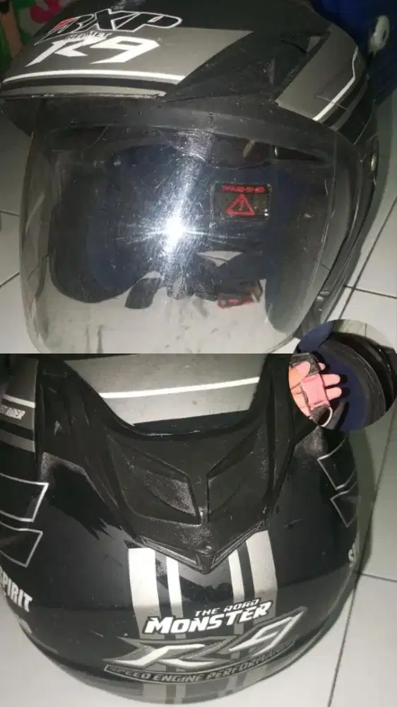 helm bxp r9 double visor