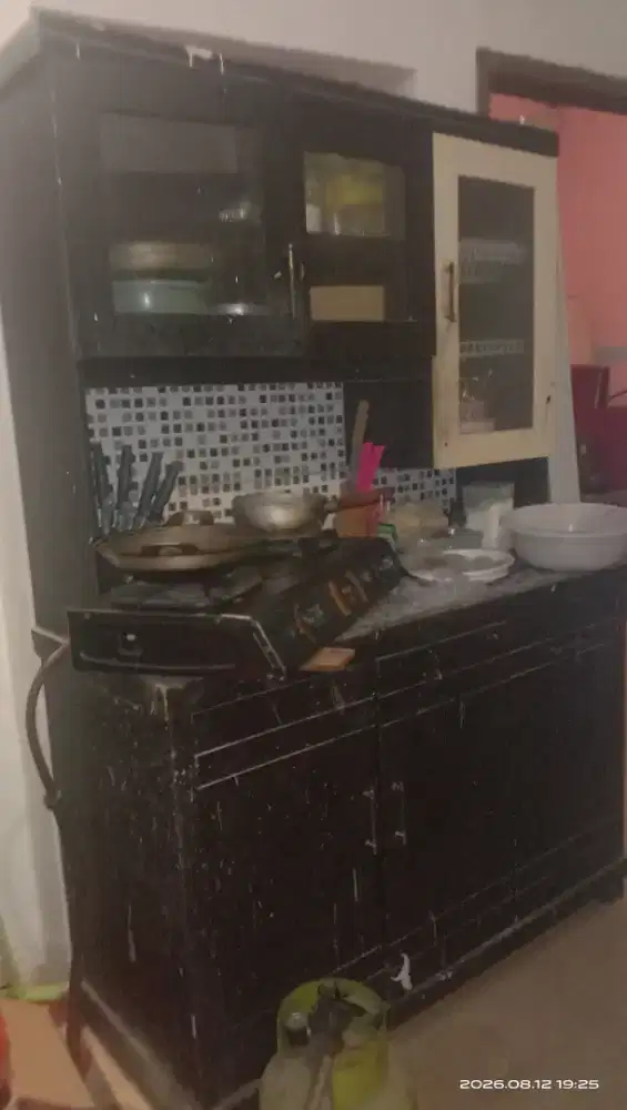 rak meja dapur bekas