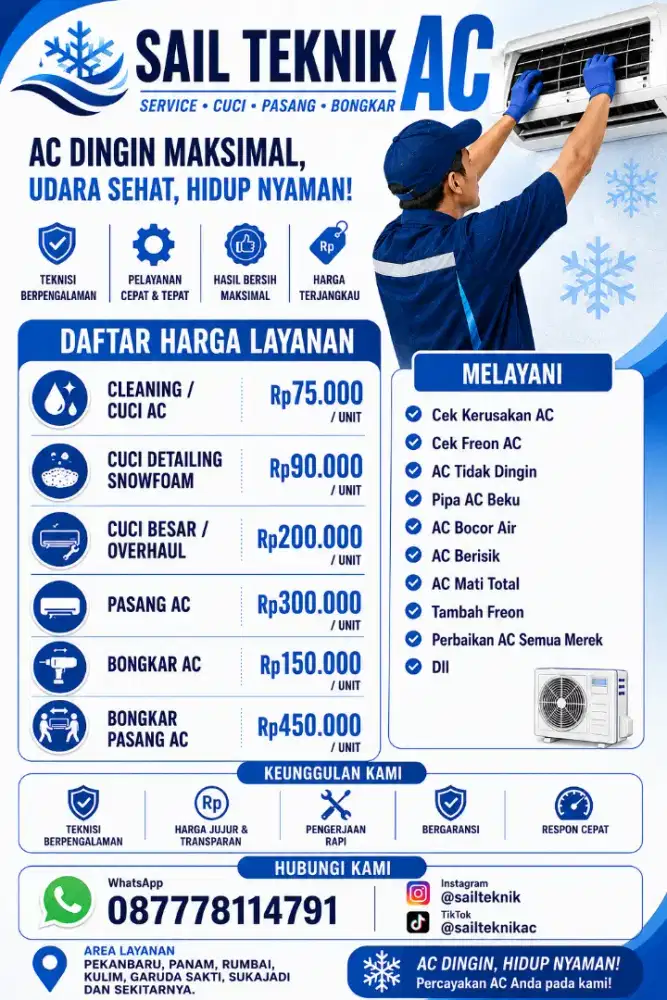 SERVICE AC KOTA PEKANBARU