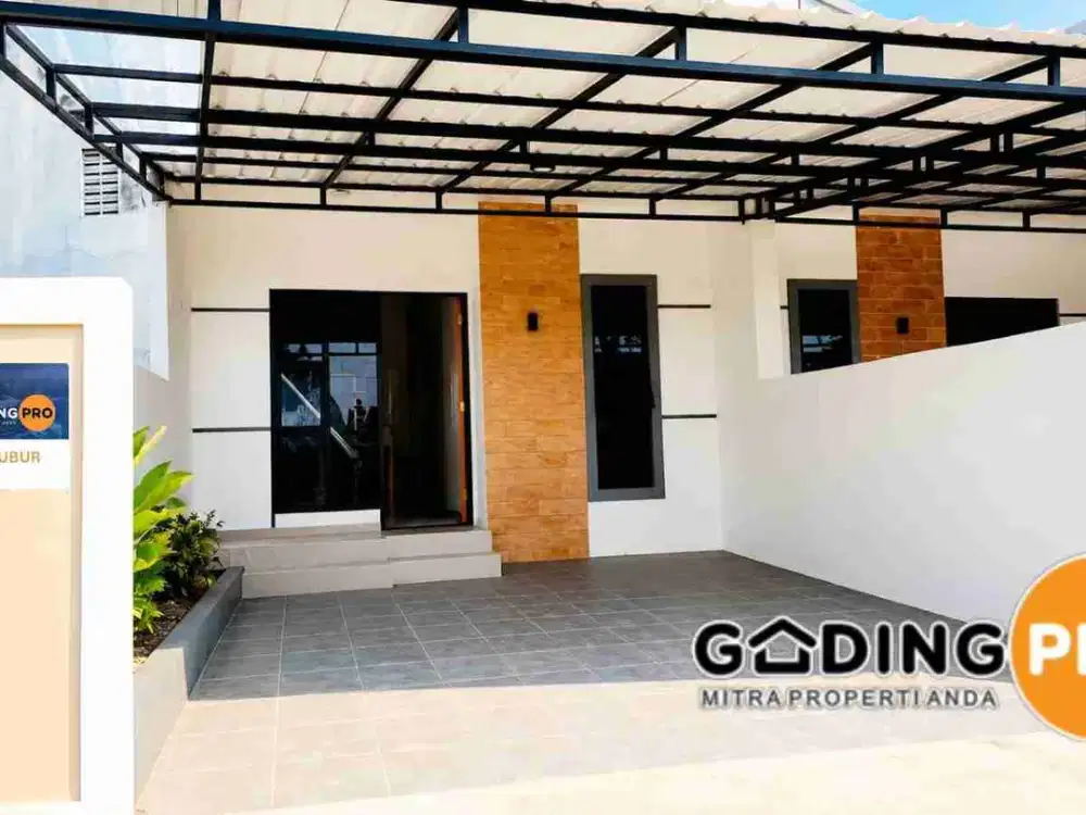 Di jual rumah siap huni Brand New bebas banjir. Kebayunan Tapos Depok