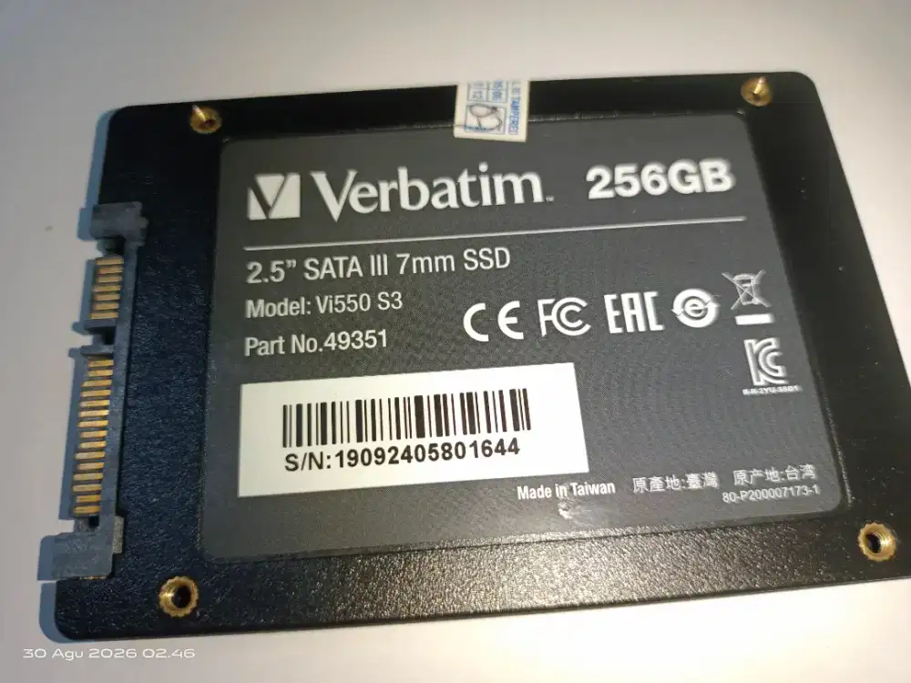 DIJUAL SSD 256GB