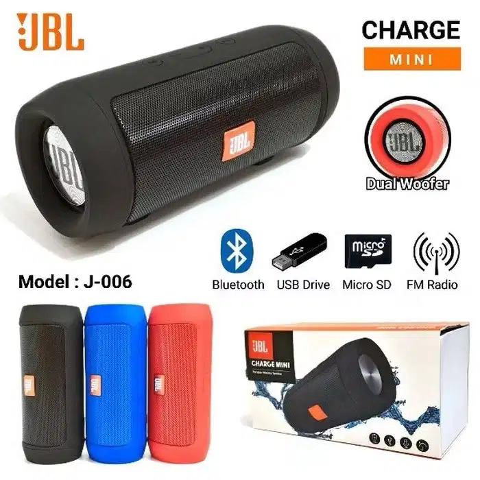Speaker JBL Bluetooth Charge Mini Bluetooth Wireless