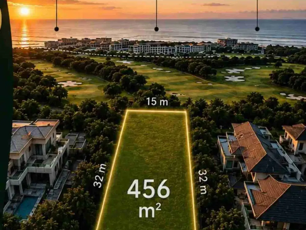 TANAH PREMIUM OCEAN VIEW PECATU INDAH RESORT KUTA SELATAN