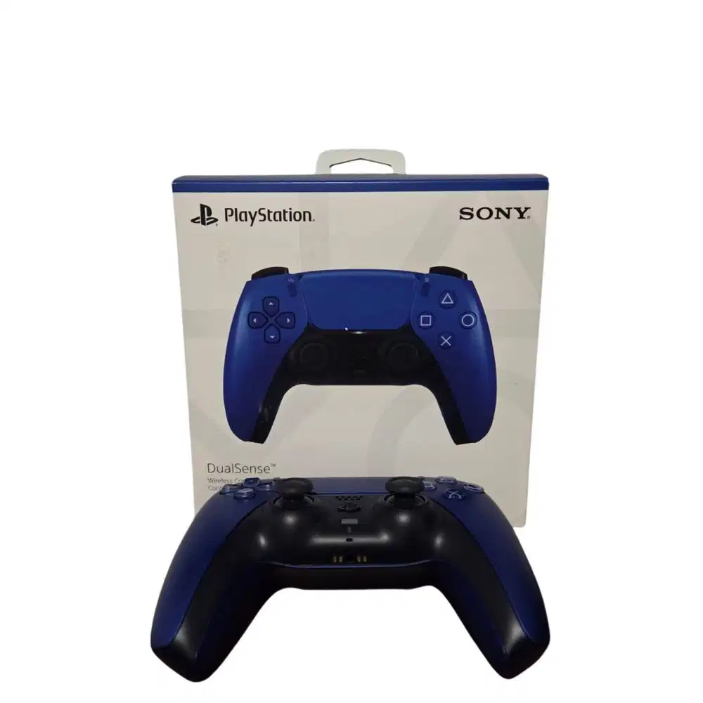 DualSense Wireless Controller PS5 Cobalt Blue Bekas Mulus No Minus