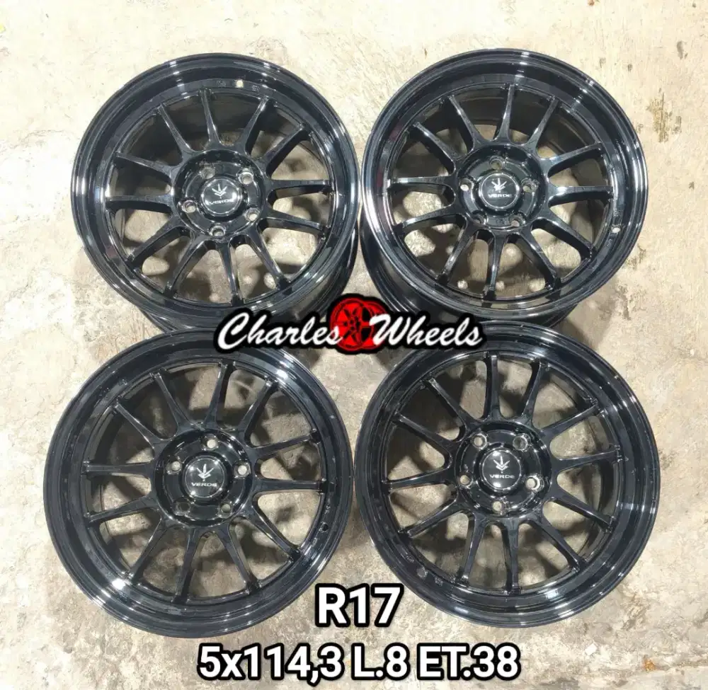 Jual velg rep venom r17 5x114,3 innova rush terios hrv dll