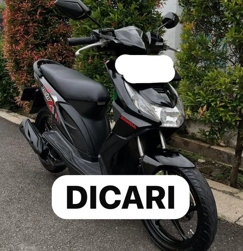 Di Cari Honda Beat 2008 Ke Atas Beat karbu 2010 Beat 2011 Beat 2012