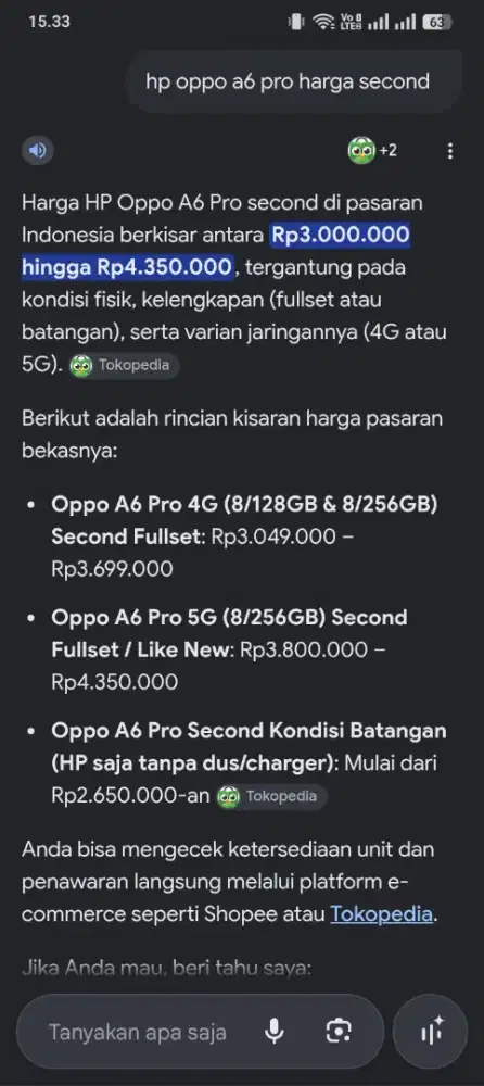 OPPO A6 PRO 5G 8/256