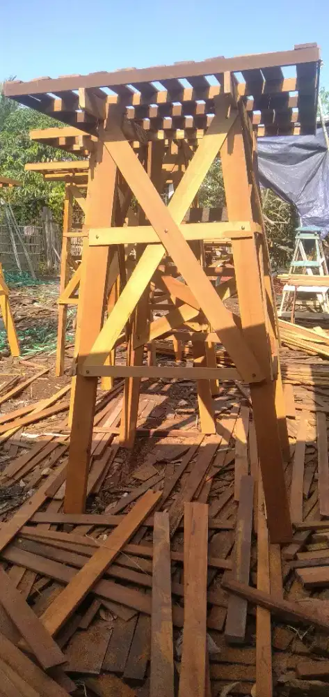 Kaki tandon langsung dari pembuatan