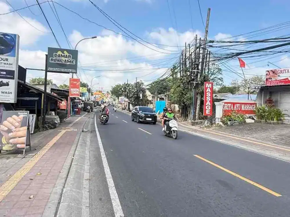 DIJUAL TANAH KOMERSIAL STRATEGIS – SEBELAH SIDEWALK JIMBARAN, BALI