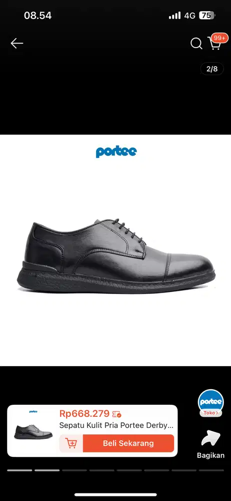 Sepatu kulit bekas