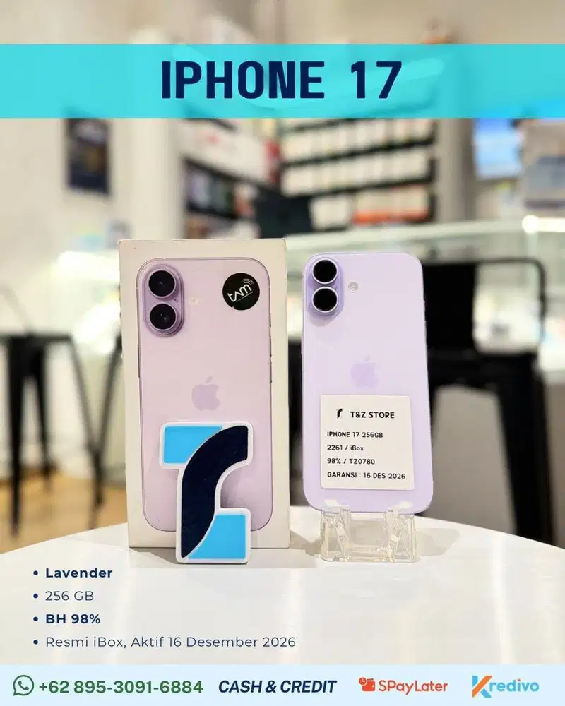 IPHONE 17 256GB - LAVENDER