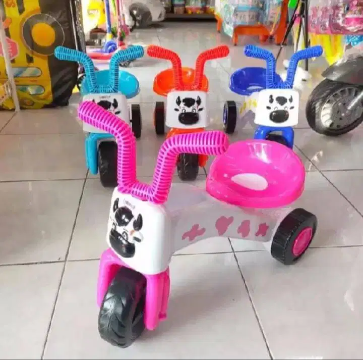 mainan anak sepeda sapi non musik