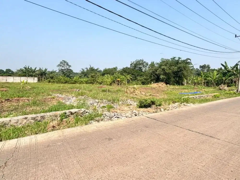 Promo Murah Tanah Kavling 10 Menit Stasiun Jatake, SHM BIsa Cicil 12x Flat