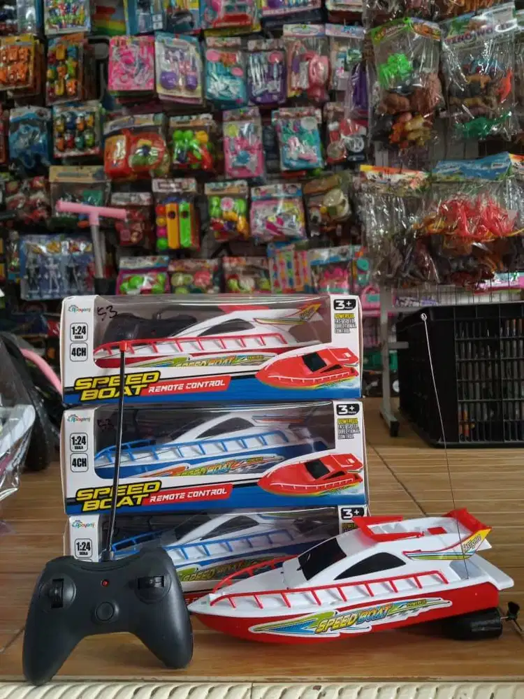 mainan anak rc speedboat