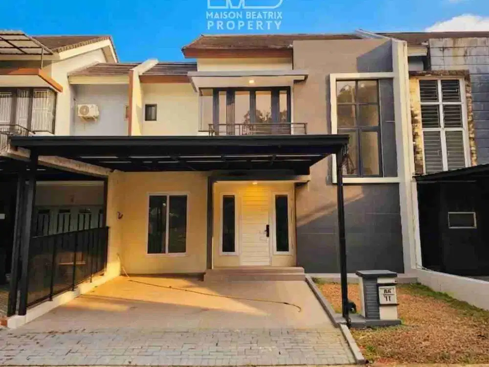 rumah 2 lantai rapih di delatinos BSD