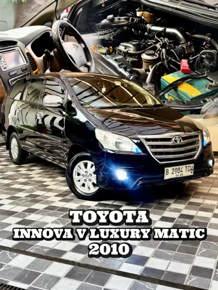 Toyota Kijang Innova V Luxury AT Matic 2010 Upgrade Barong Siap Pakai