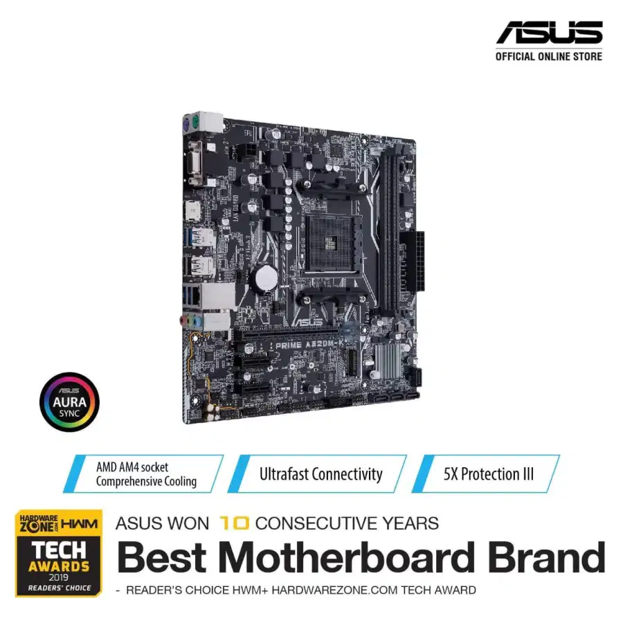 Jual Motherboard Asus A520M-K Second Murah