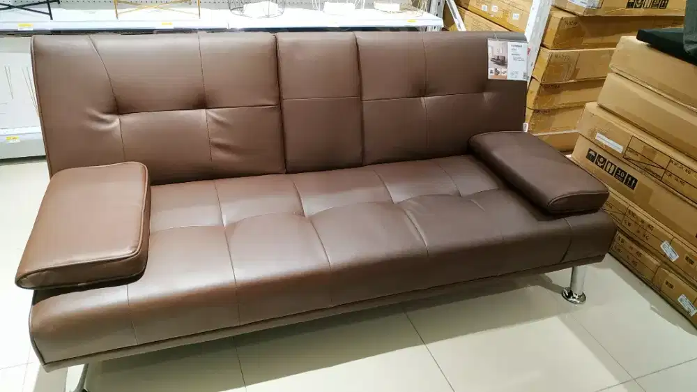 JUAL MURAH SOFABED KULIT