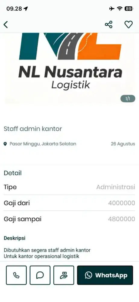 LOKER PENIPUAN NUSANTARA LOGOSTIK