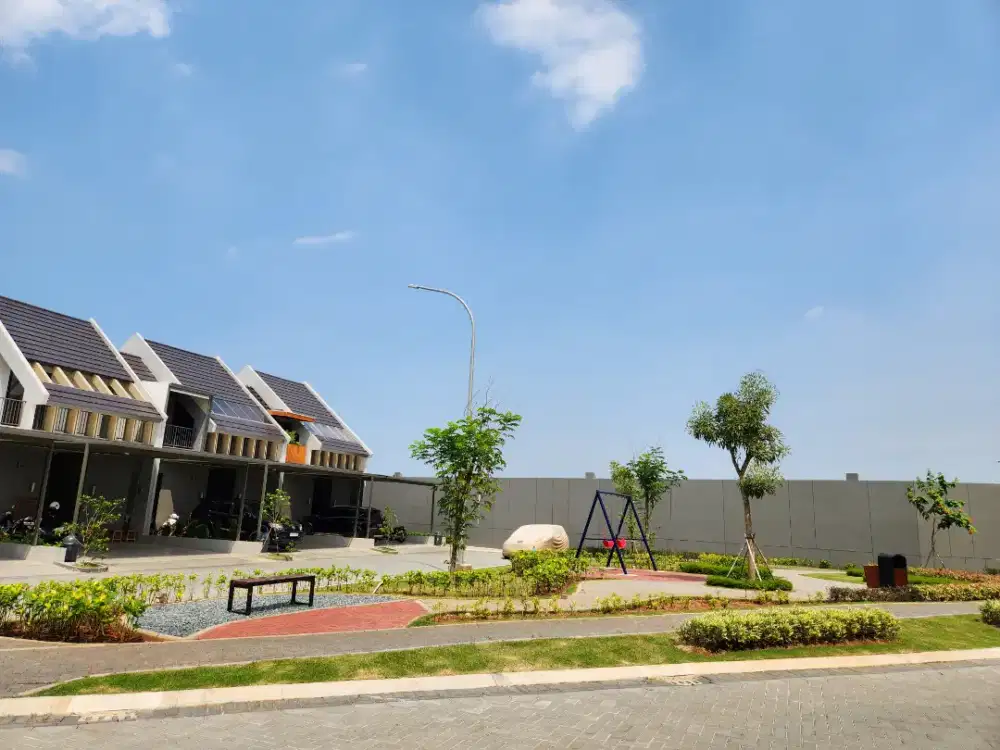DISEWAKAN MURAH RUMAH BARU GRANDWISATA Z LIVING VIEW DANAU 3 LANTAI