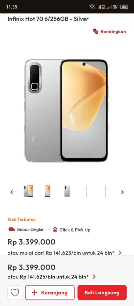 Infinix Hot 706/256GB
