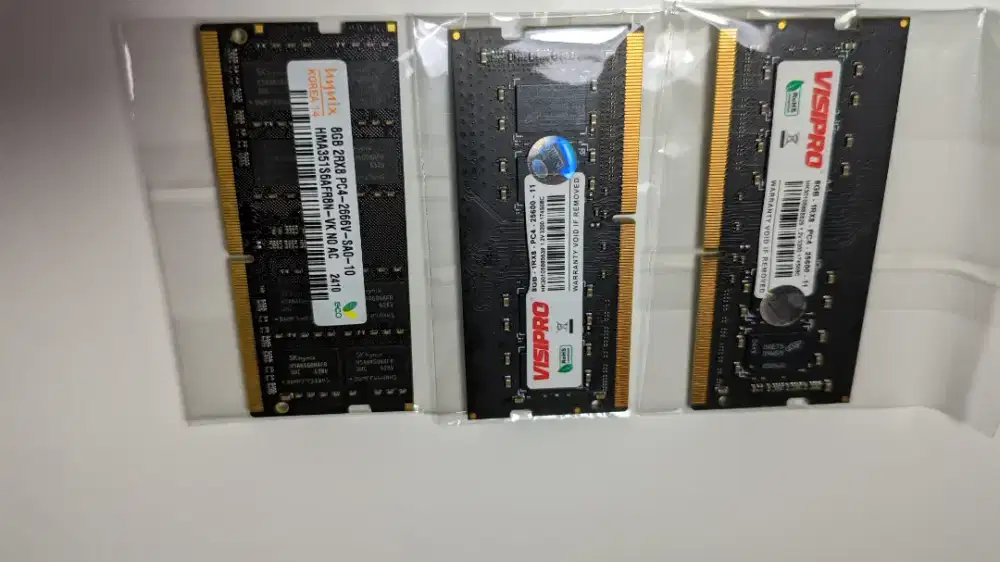 sodimm sodim Ram Laptop Visipro 8 GB 3200 Sk Hynix 8GB Ddr4 PC 2666