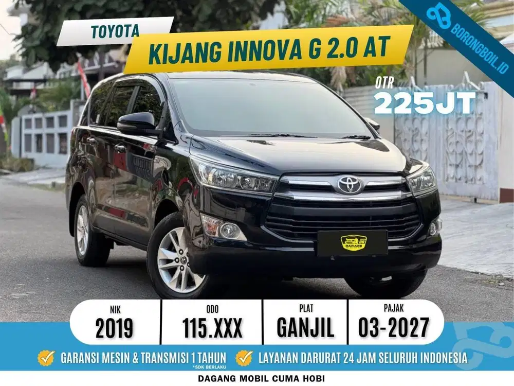 Toyota Kijang Innova G 2.0 Bensin at 2019