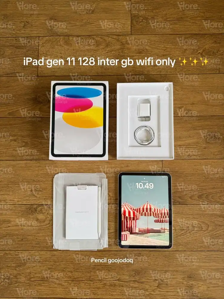 iPad gen 11 (A16) 128 gb wifi only dan pencil