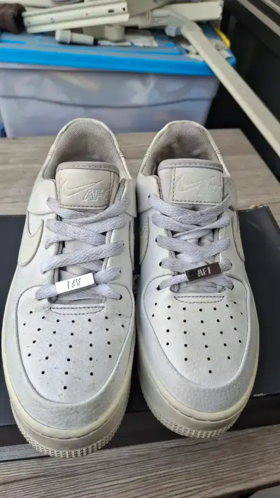 Sepatu cewek Nike AF1 Sage Low White